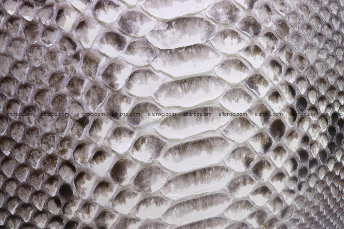 Python skin women’s handbag replica of Birkin 199 Foto 6