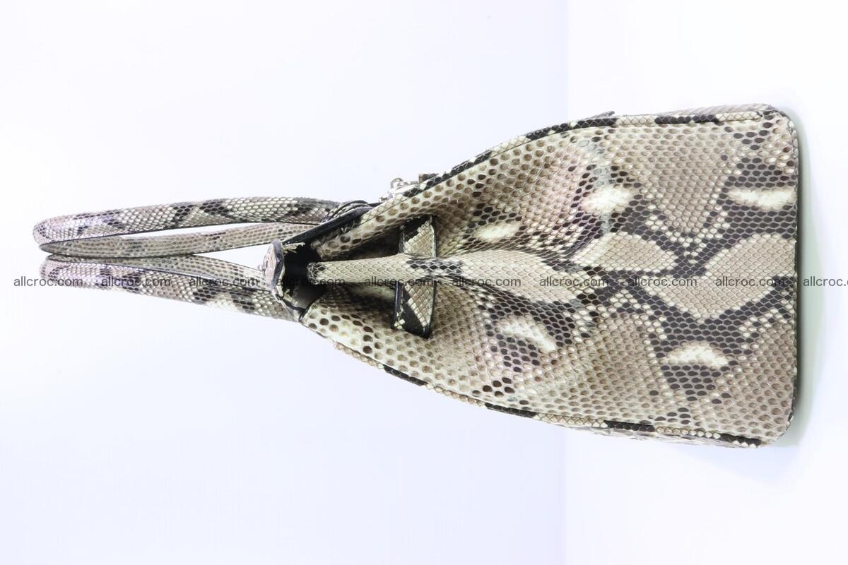 Python skin women’s handbag replica of Birkin 200 Foto 4