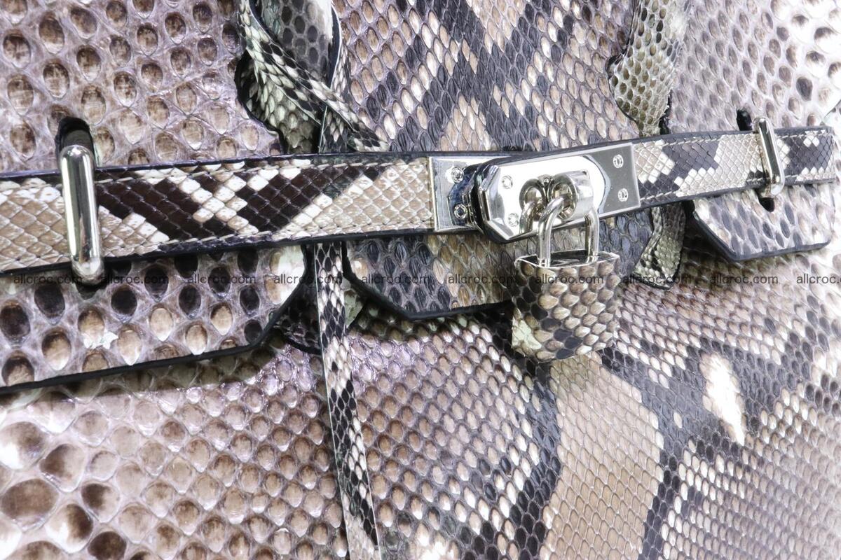 Python skin women’s handbag replica of Birkin 200 Foto 8