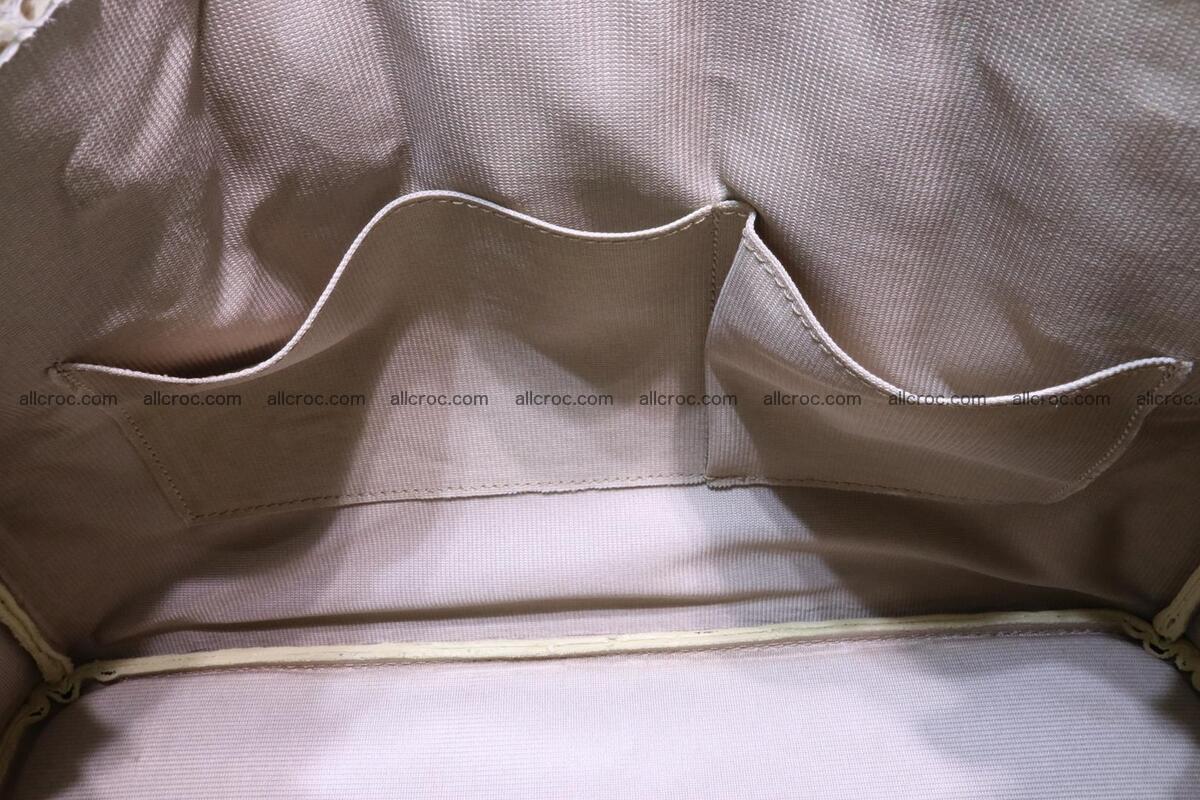 Python skin women’s handbag replica of Birkin 200 Foto 13