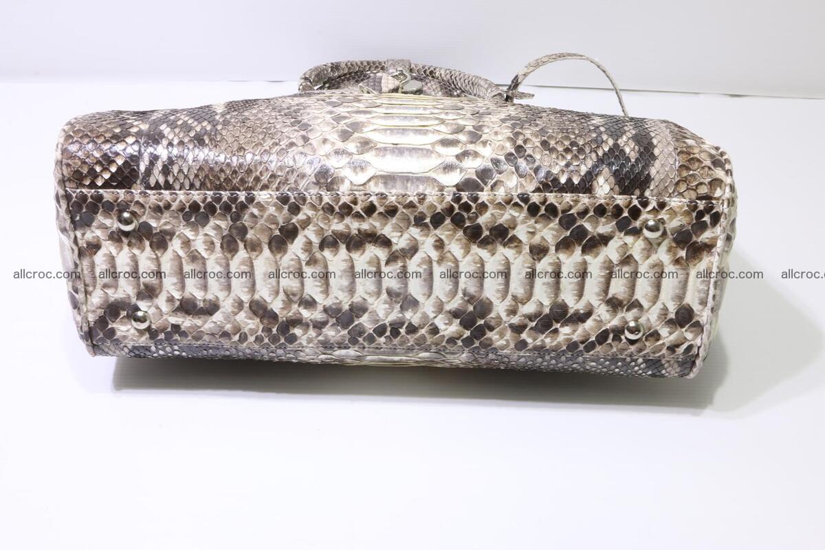 Python skin women’s handbag replica of Birkin 211 Foto 7