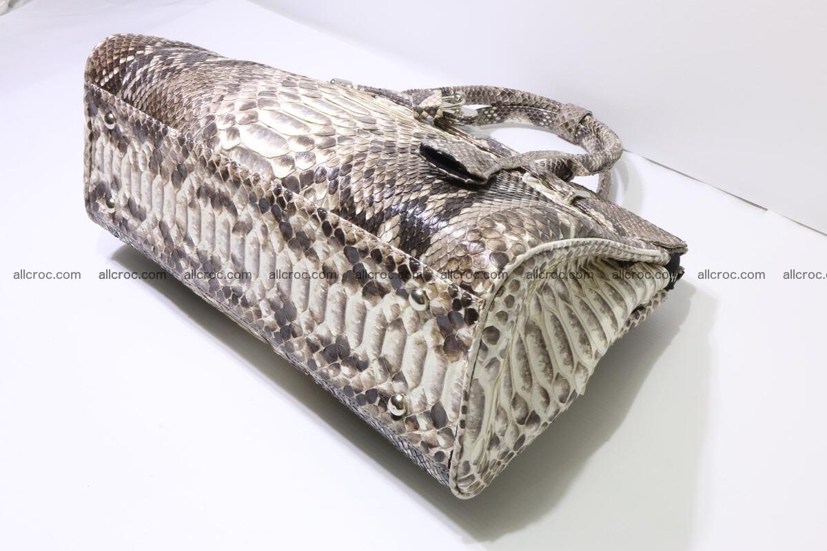 Python skin women’s handbag replica of Birkin 211 Foto 8