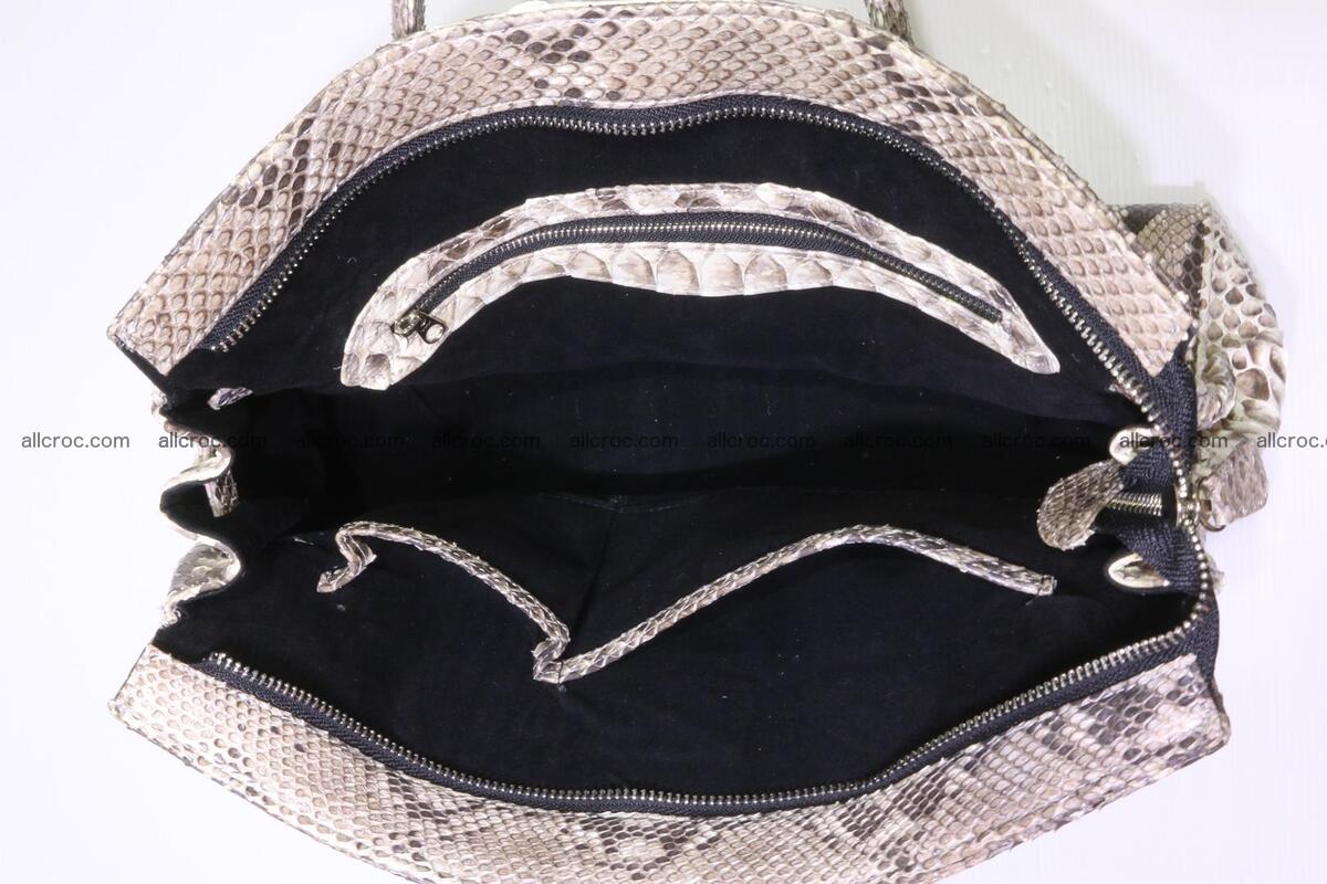 Python skin women’s handbag replica of Birkin 211 Foto 11