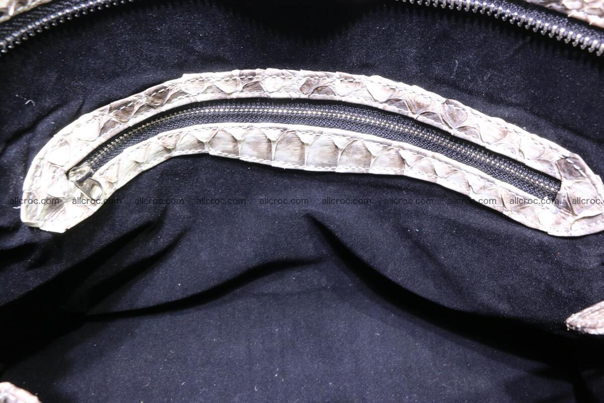 Python skin women’s handbag replica of Birkin 211 Foto 12