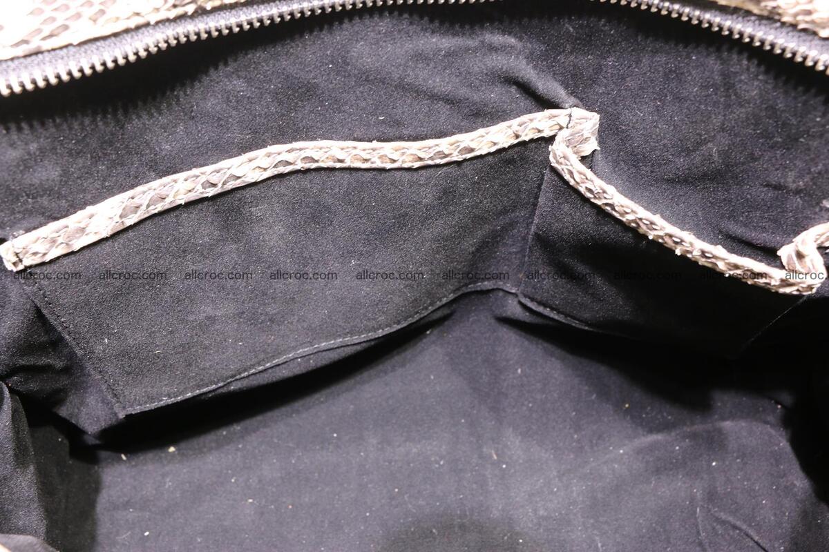 Python skin women’s handbag replica of Birkin 211 Foto 13