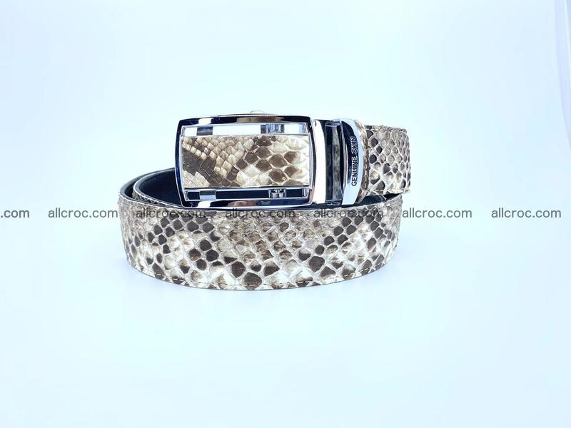 Python snake leather belt 1121