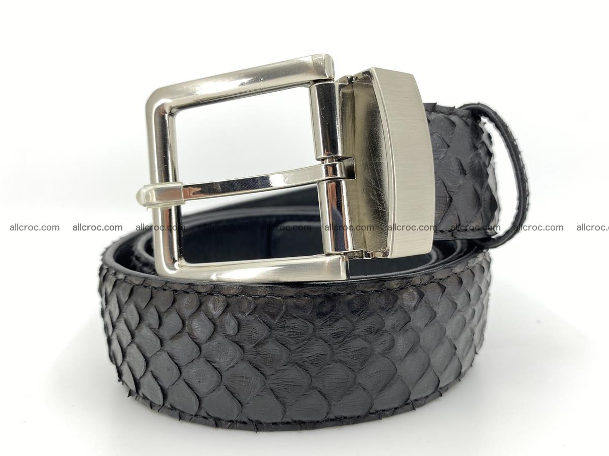 Python snake leather belt 698 Foto 0