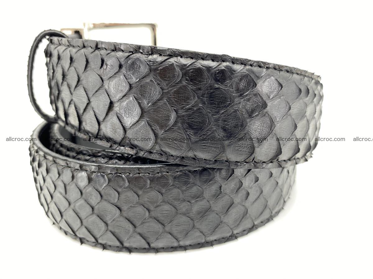 Python snake leather belt 698 Foto 2