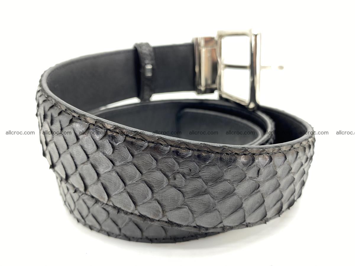 Python snake leather belt 698 Foto 3