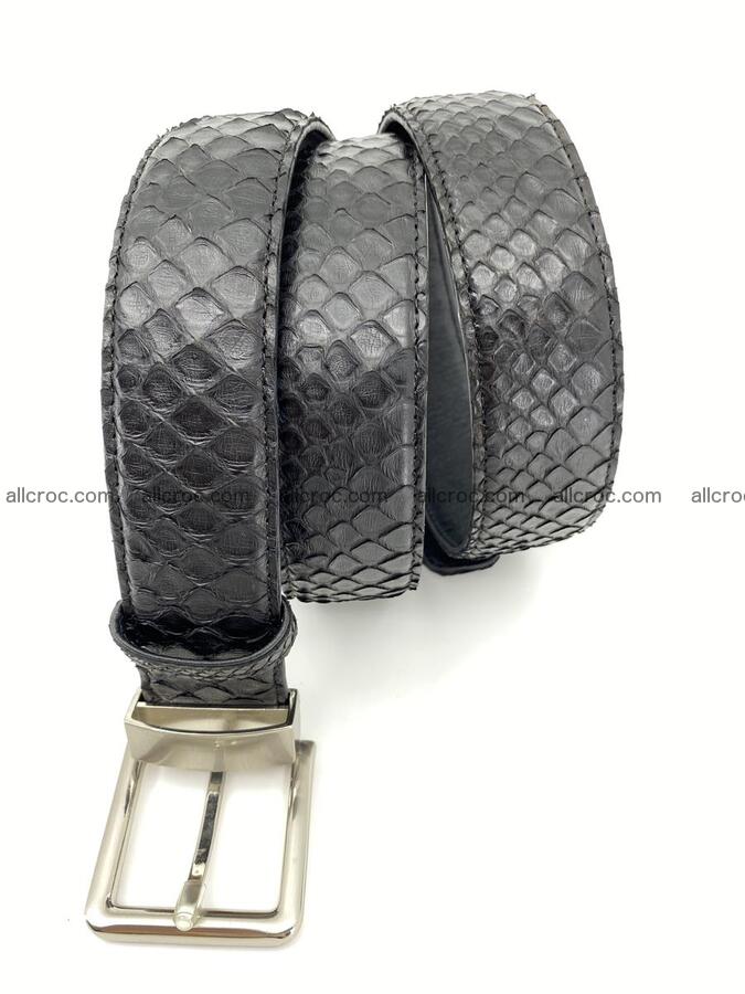 Python snake leather belt 698 Foto 4