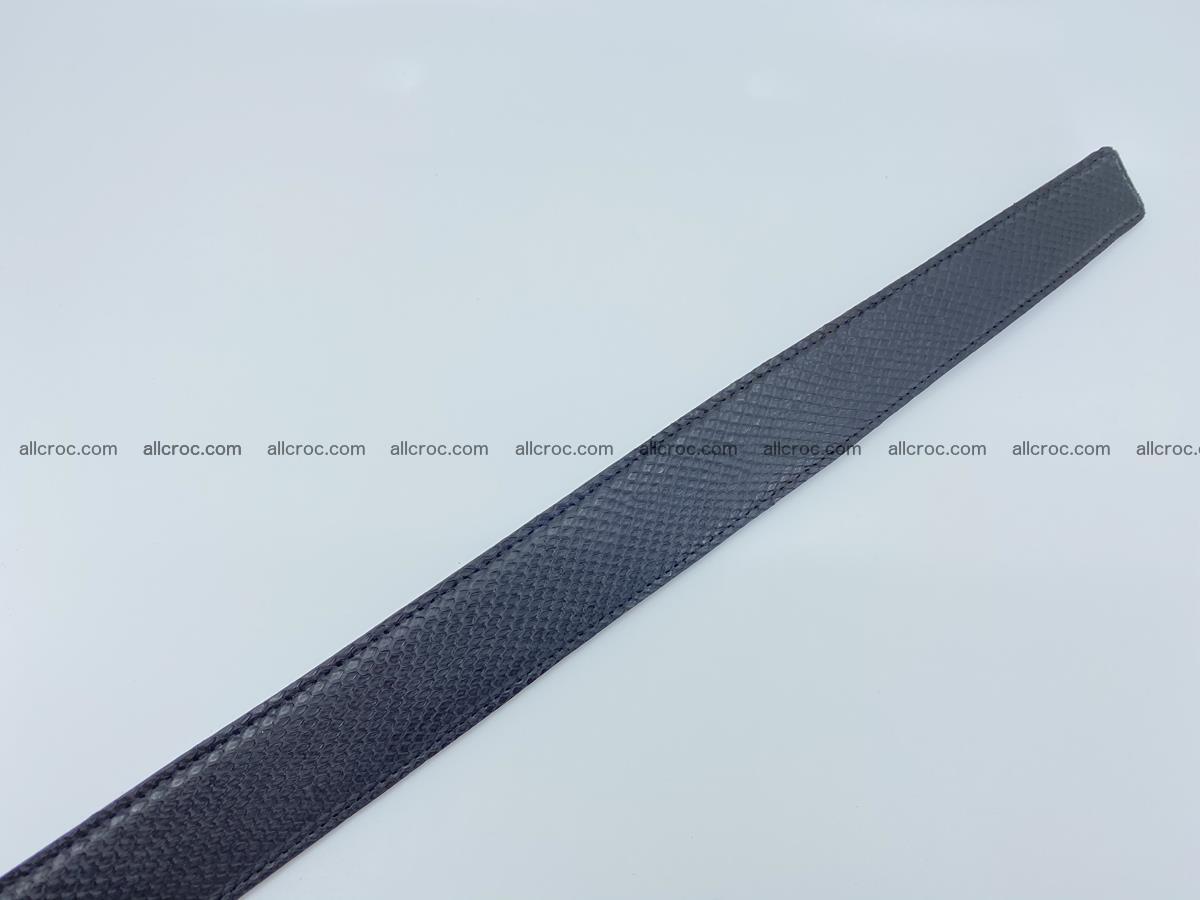 Python snake leather belt black color 1620 Foto 8