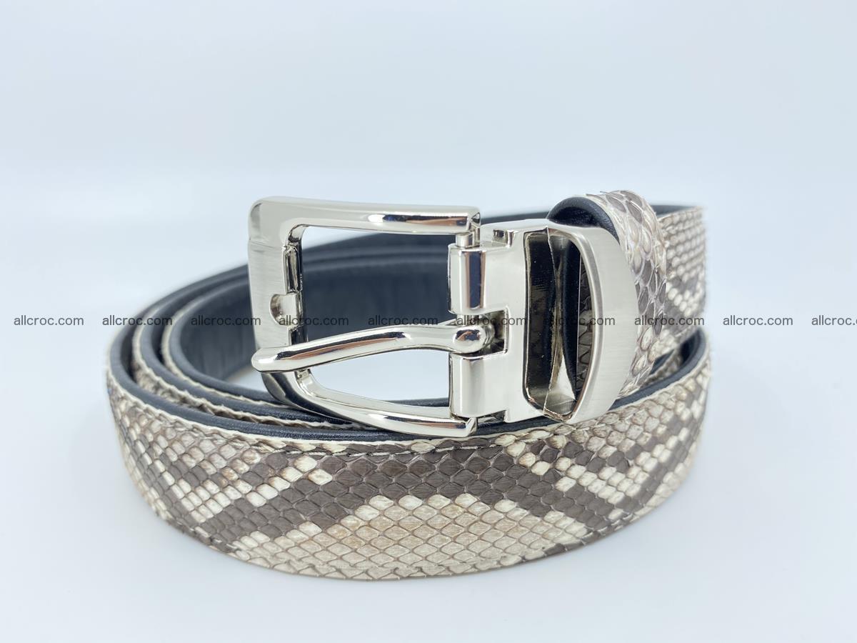 Python snake leather belt 708 Foto 0