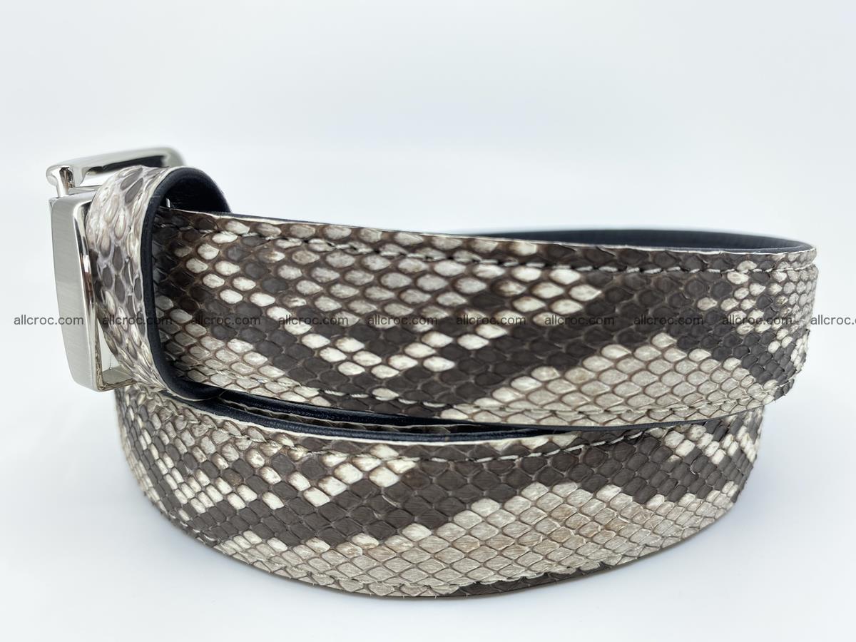 Python snake leather belt 708 Foto 1