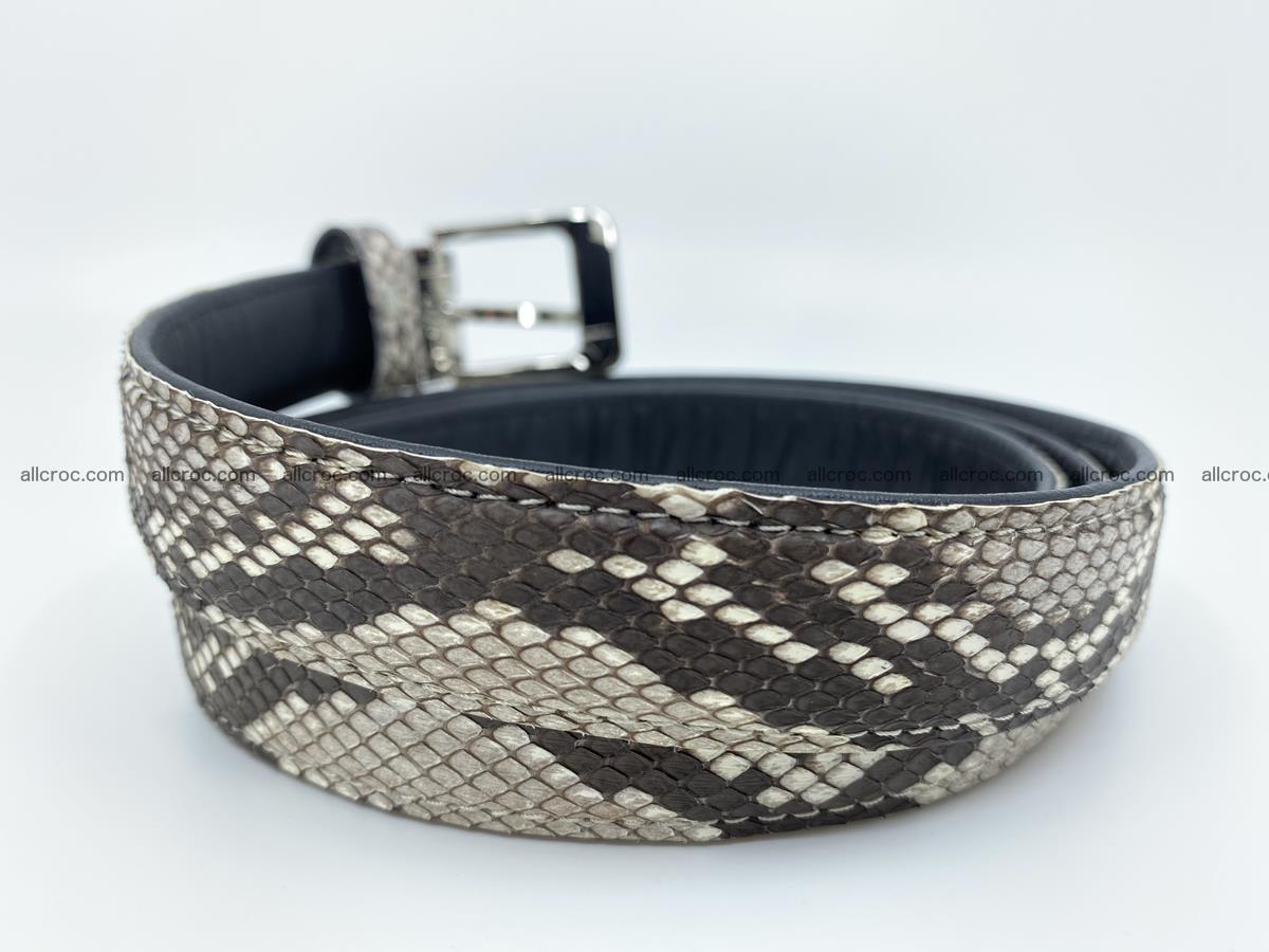 Python snake leather belt 708 Foto 2