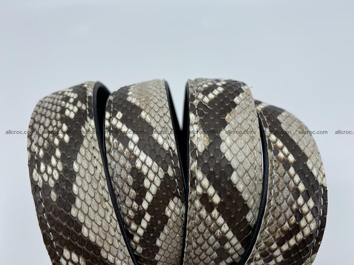 Python snake leather belt 708 Foto 6