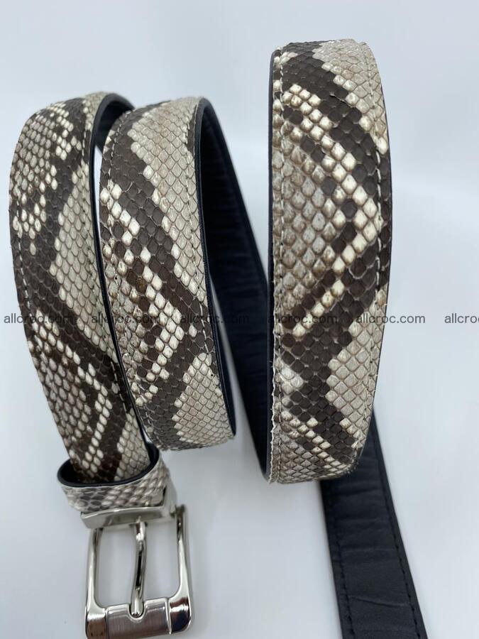 Python snake leather belt 708 Foto 3