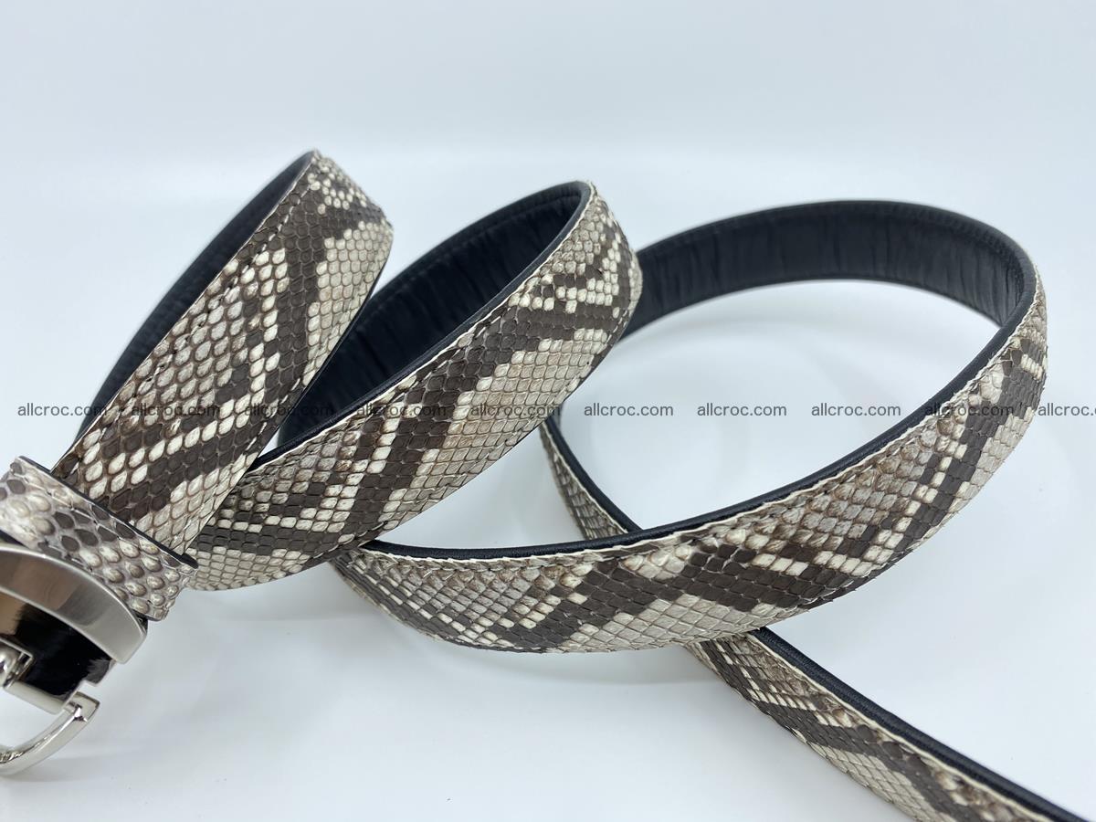 Python snake leather belt 708 Foto 4
