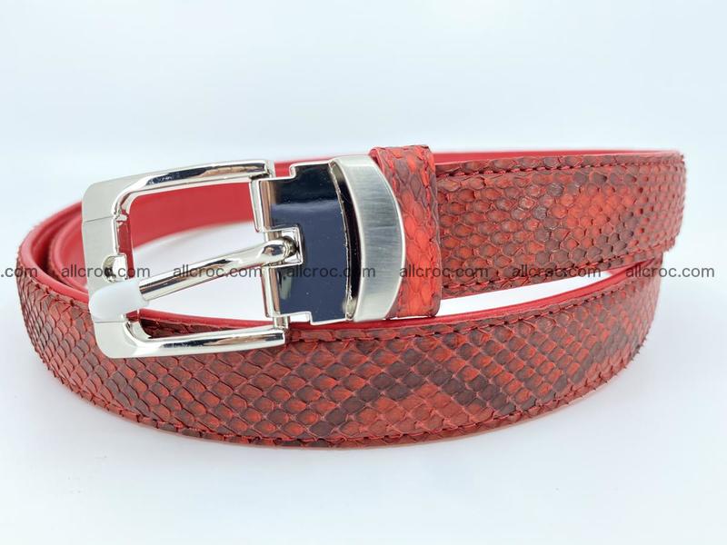 Python snakeskin belt 1124