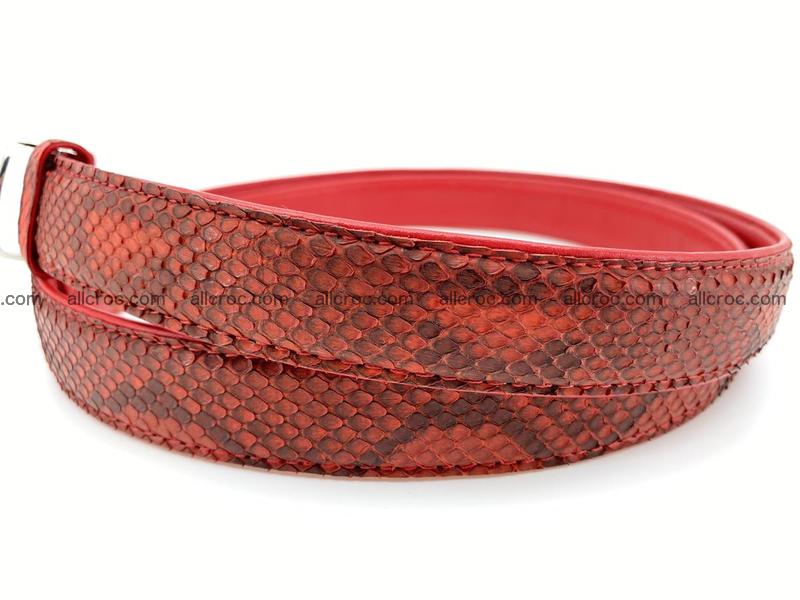 Python snakeskin belt 1124