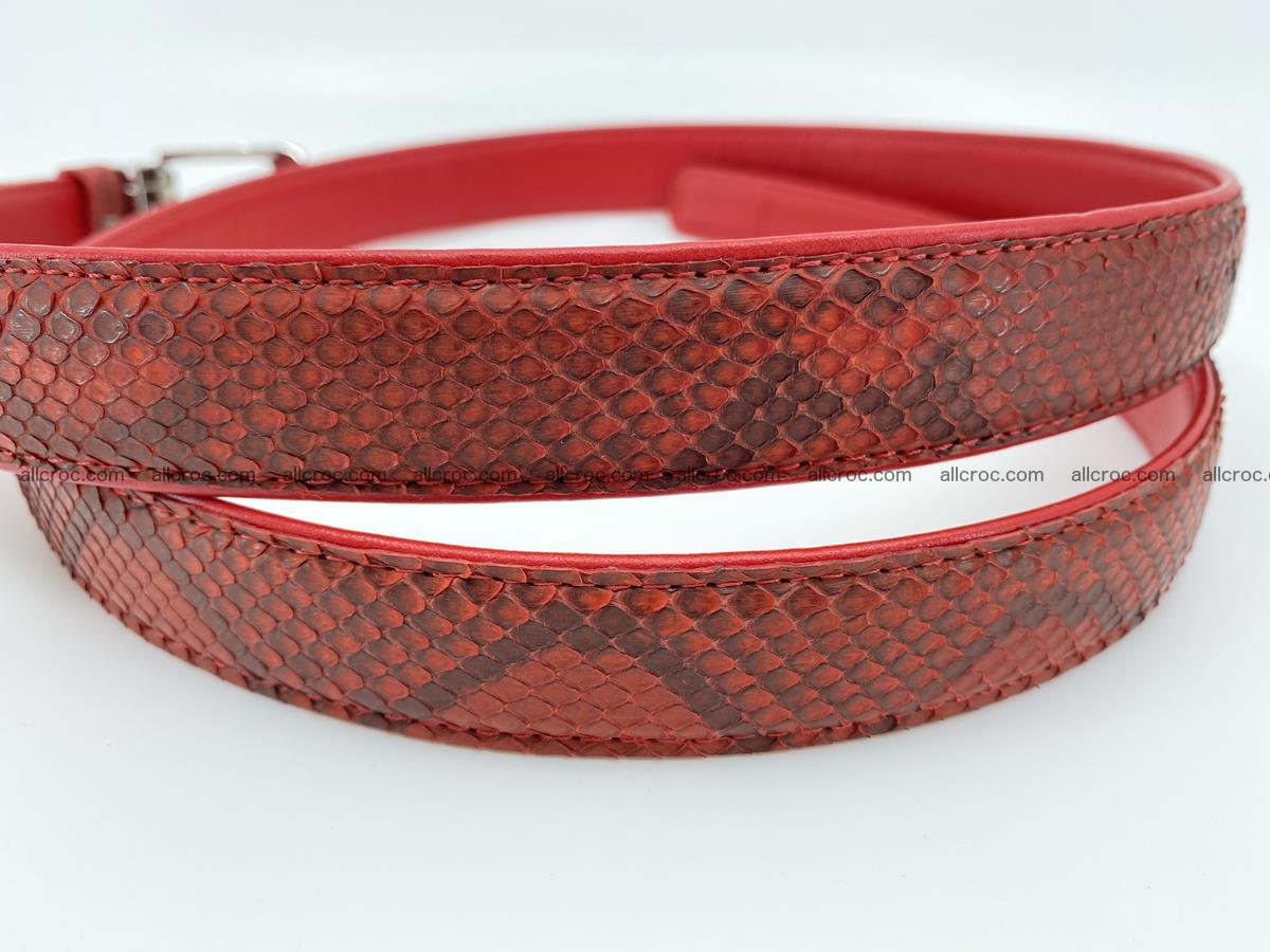Python snake leather belt 705 Foto 2