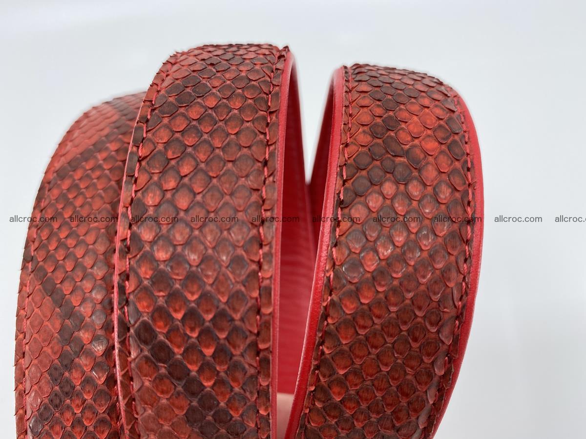 Python snake leather belt 705 Foto 3