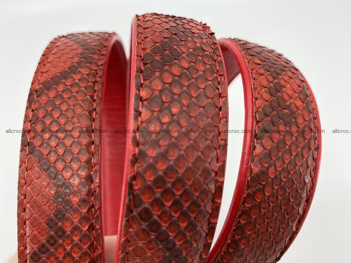 Python snake leather belt 705 Foto 4