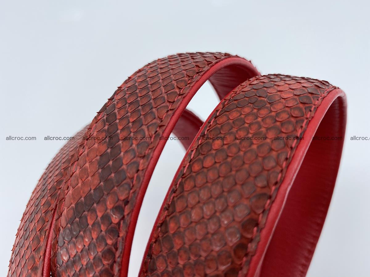 Python snake leather belt 705 Foto 5