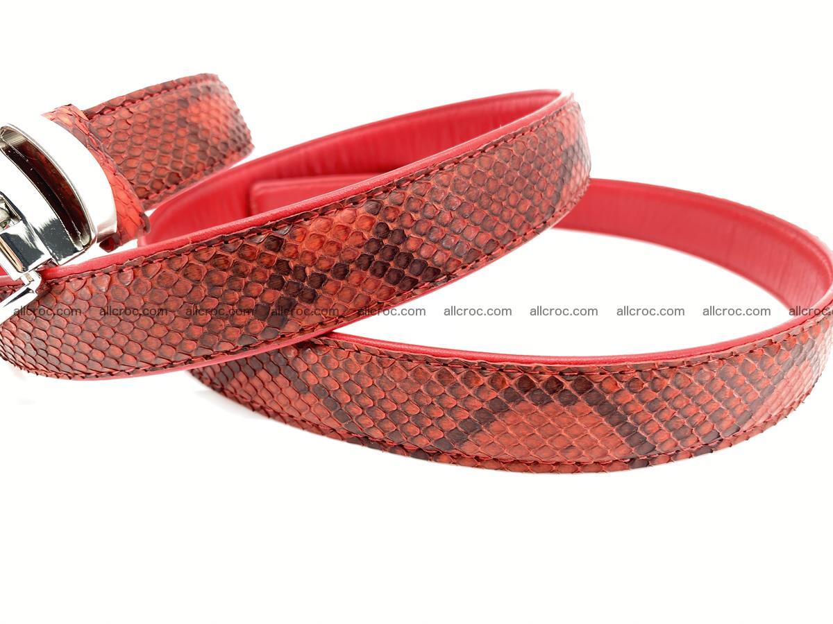 Python snake leather belt 705 Foto 7