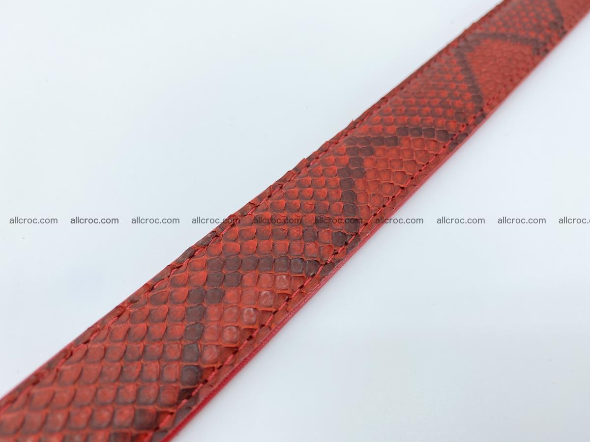 Python snake leather belt 705 Foto 8