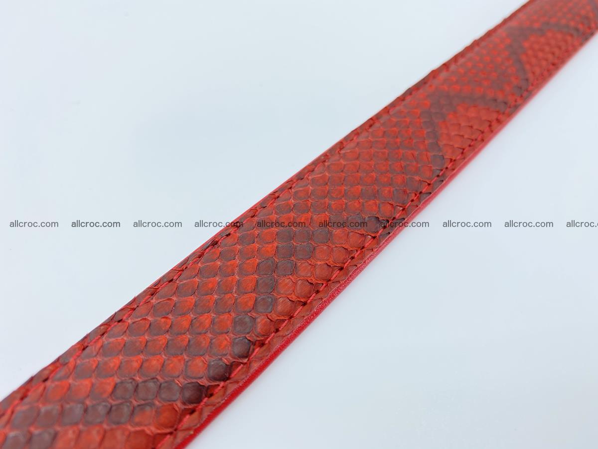 Python snake leather belt 705 Foto 9