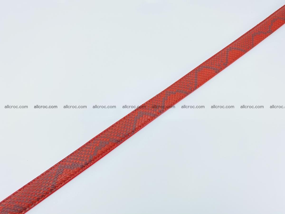 Python snake leather belt 705 Foto 10