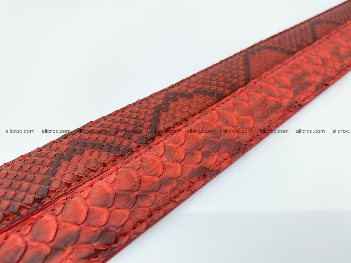 Python snake leather belt 705 Foto 11