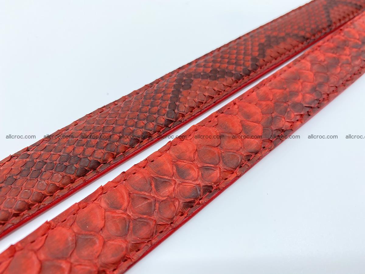 Python snake leather belt 705 Foto 12