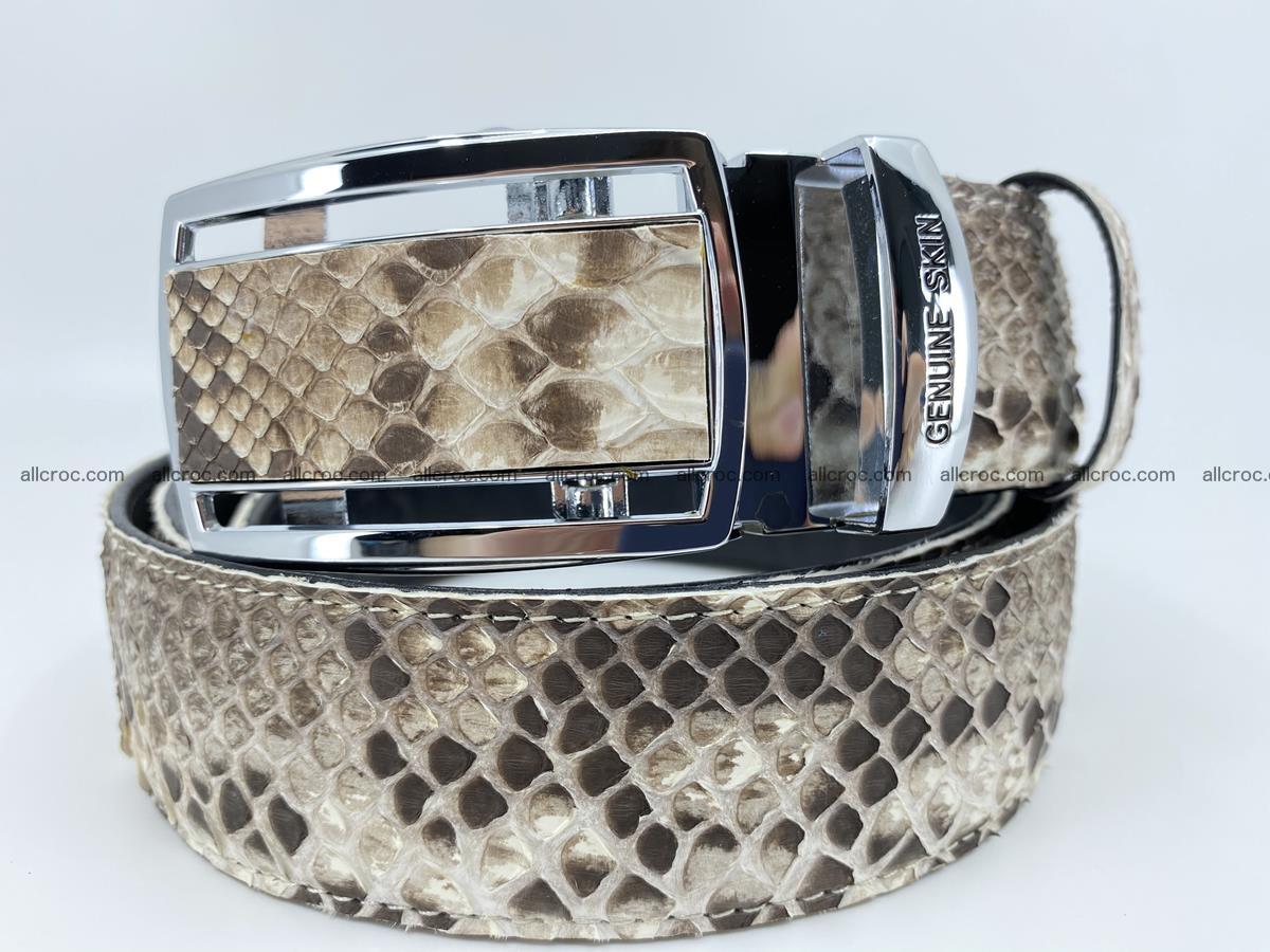 Python snake leather belt 703 Foto 0