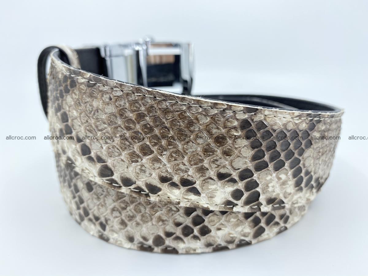 Python snake leather belt 703 Foto 2