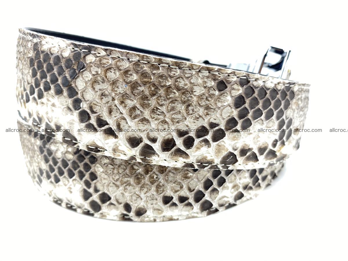 Python snake leather belt 703 Foto 4