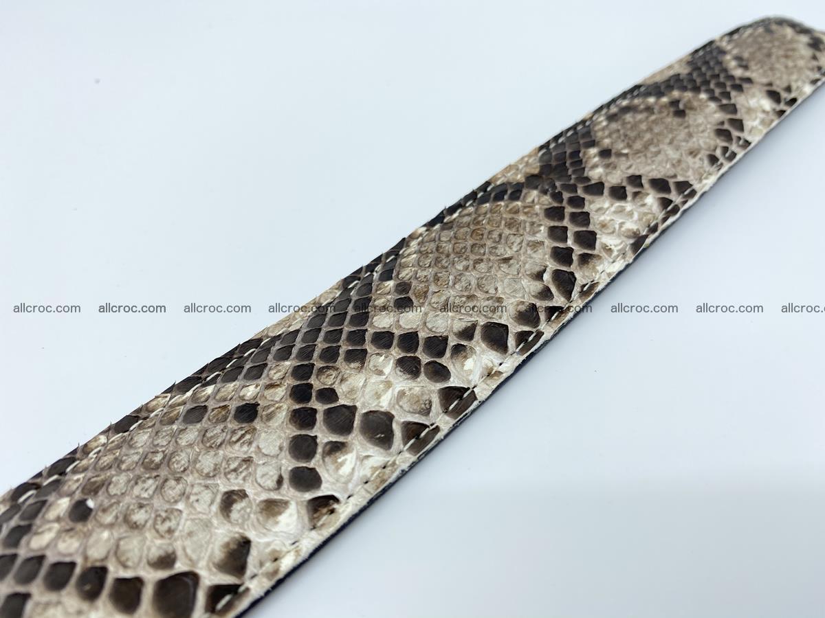 Python snake leather belt 703 Foto 13