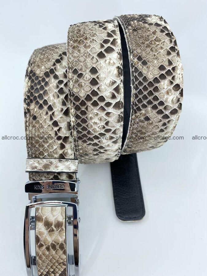 Python snake leather belt 703 Foto 5