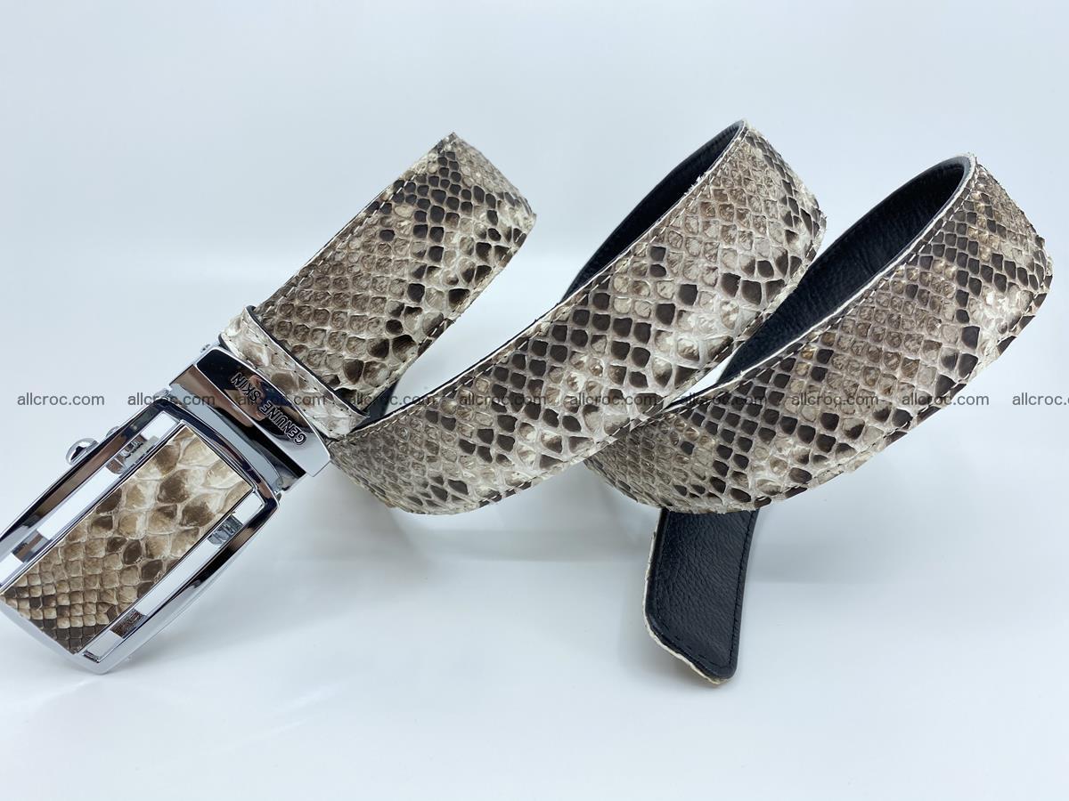 Python snake leather belt 703 Foto 9