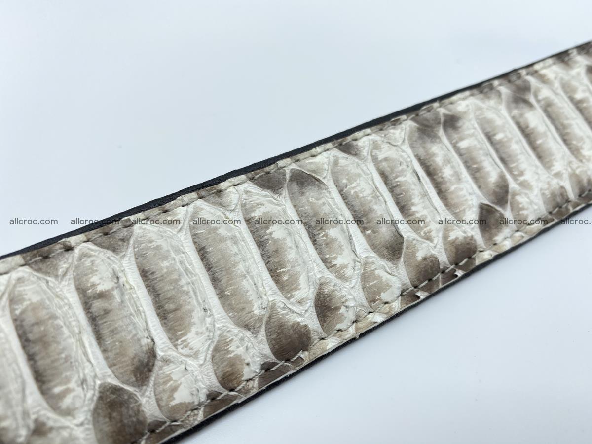 Python snake leather belt 702 Foto 10