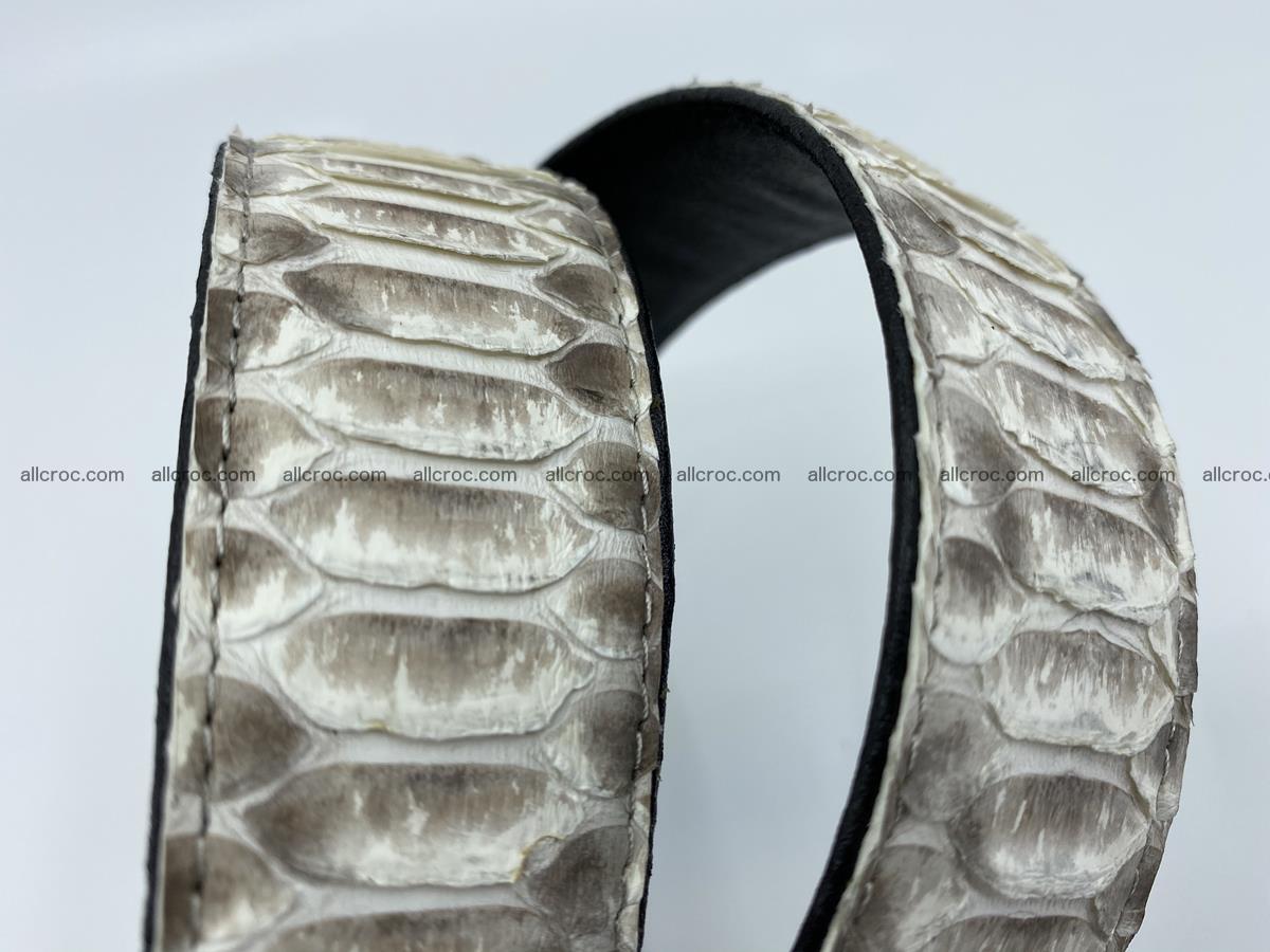 Python snake leather belt 702 Foto 11