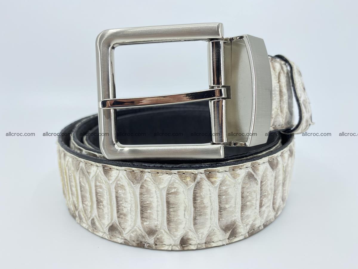 Python snake leather belt 702 Foto 0
