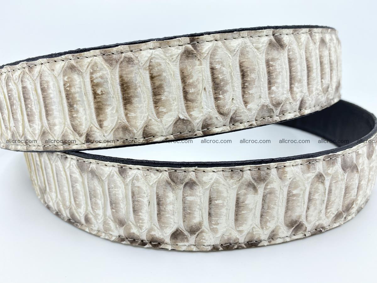 Python snake leather belt 702 Foto 4