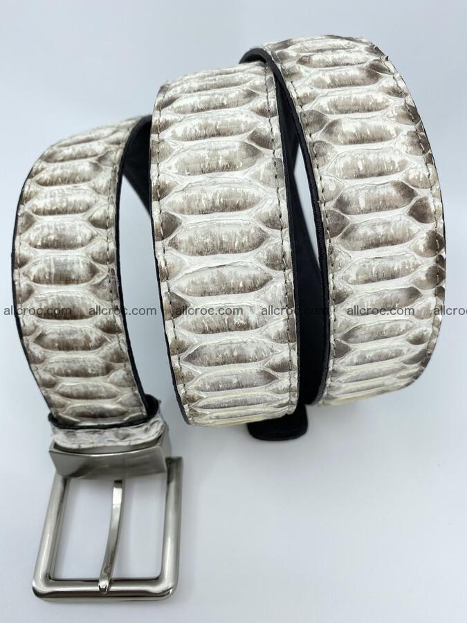 Python snake leather belt 702 Foto 5
