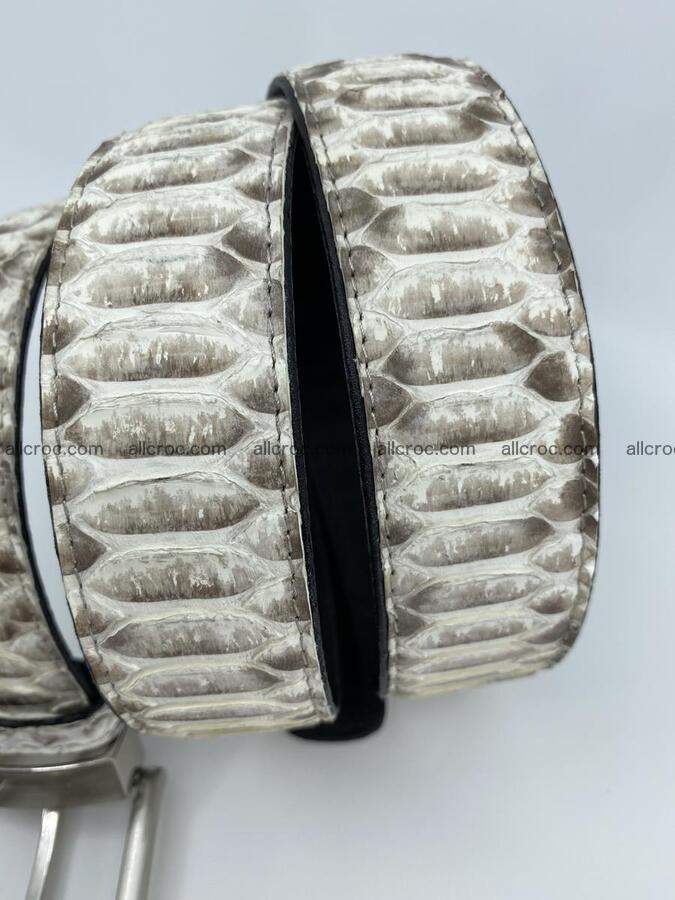 Python snake leather belt 702 Foto 6