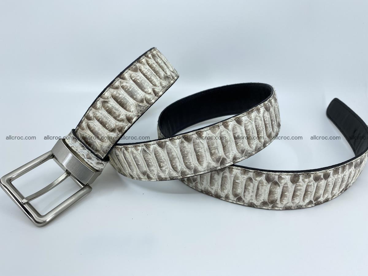 Python snake leather belt 702 Foto 7