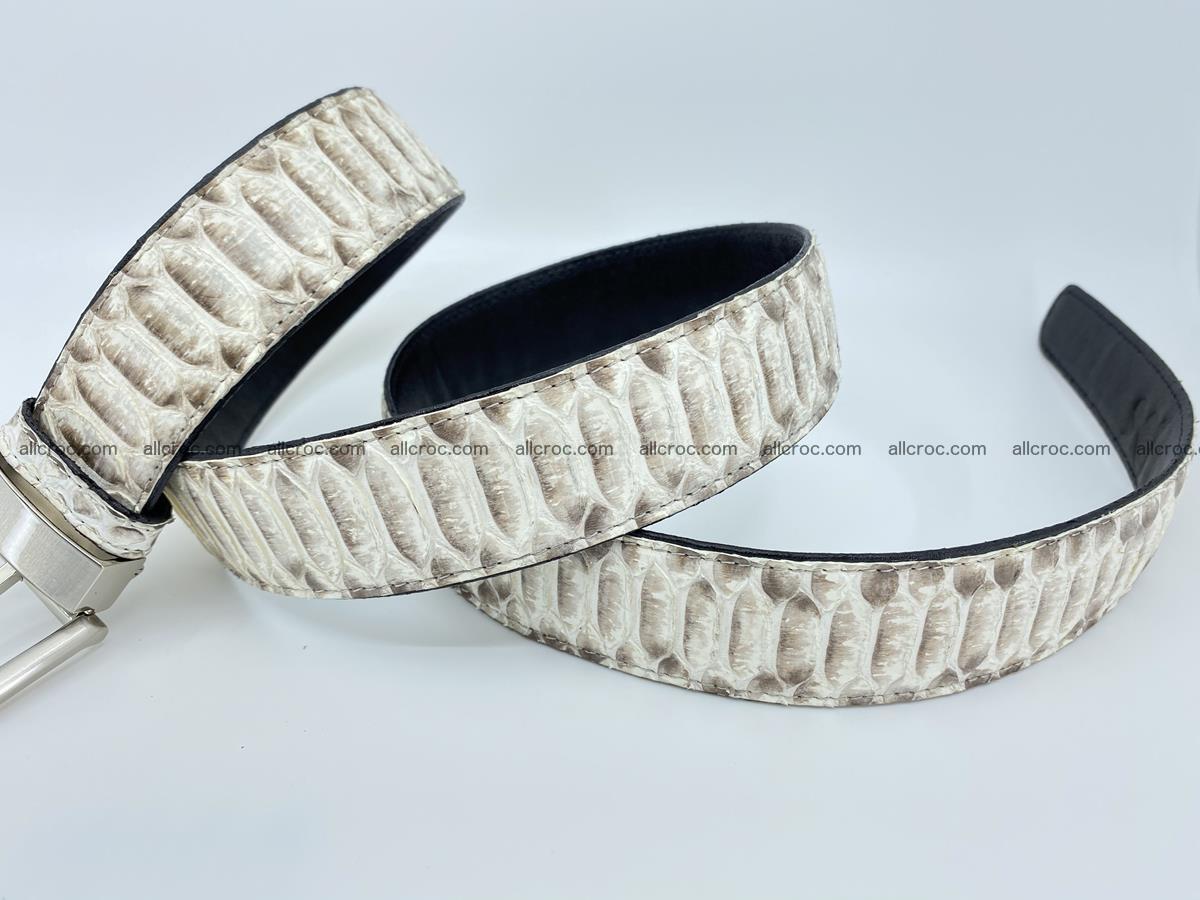Python snake leather belt 702 Foto 8