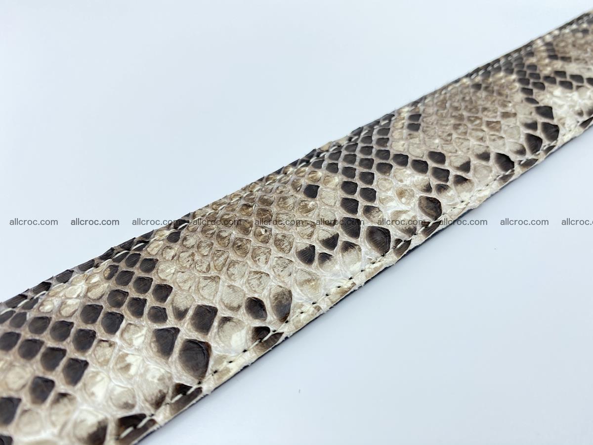 Python snake leather belt 704 Foto 12