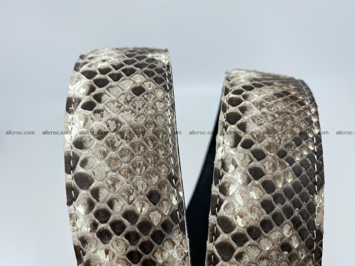 Python snake leather belt 704 Foto 8