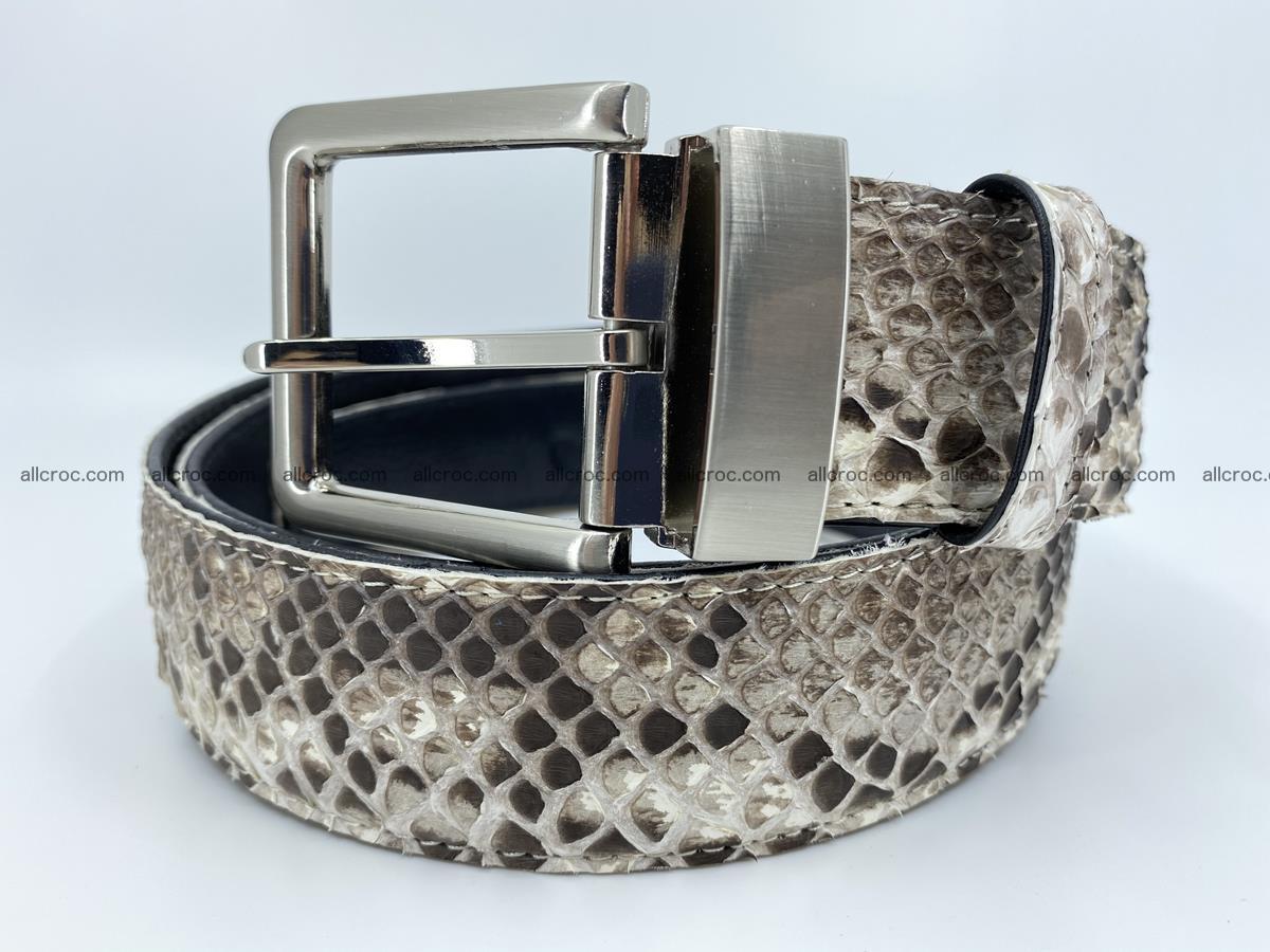 Python snake leather belt 704 Foto 0